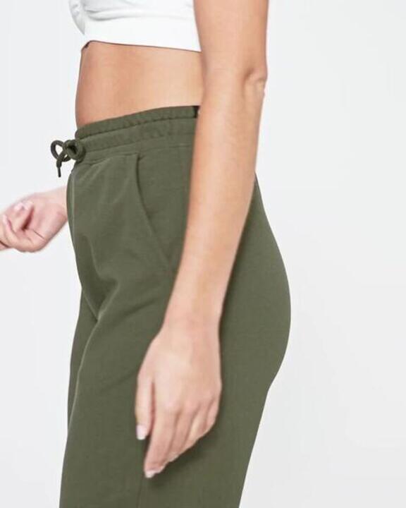 Women's Cotton Joggers - Green - Video 2