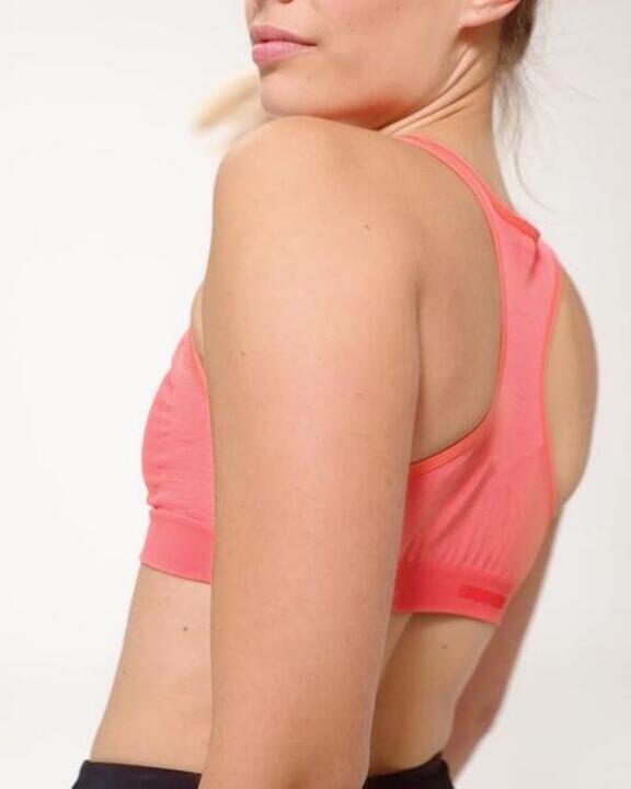 Sport Bra Medium Support for Running - Pomelo Orange - Video 2