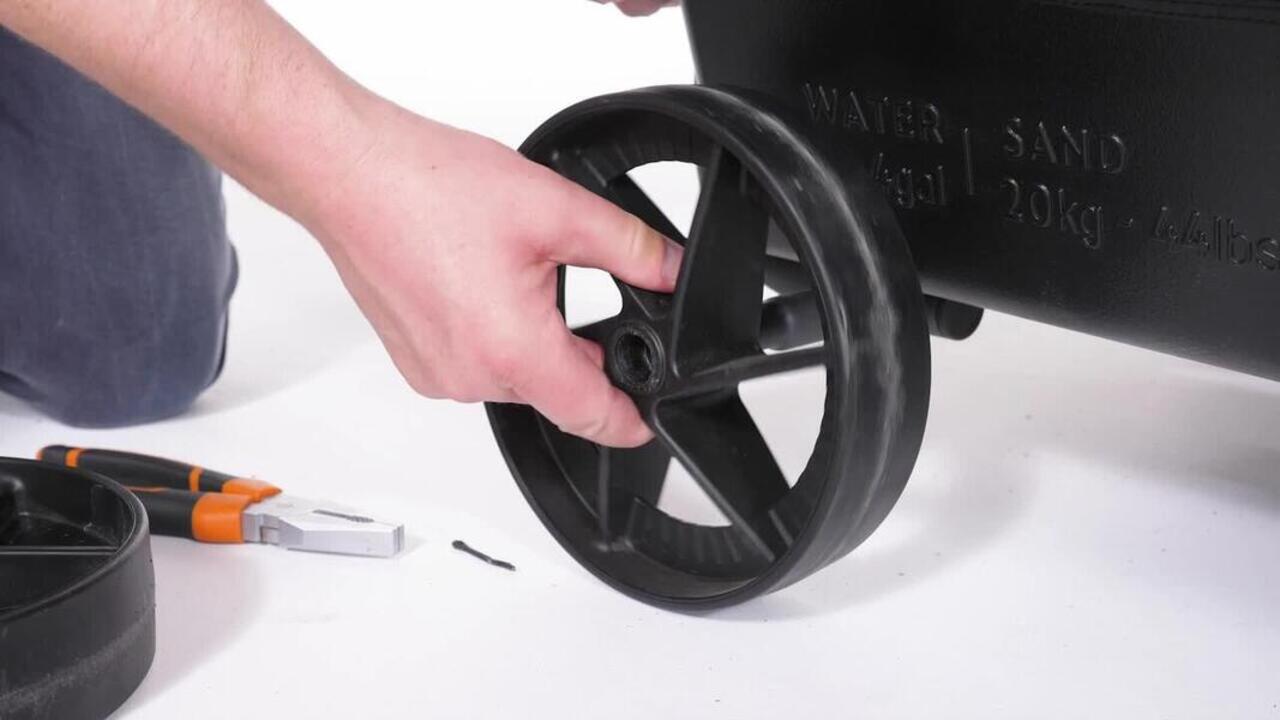 Basketball Basket Wheel B500 Box - Black - Video 2