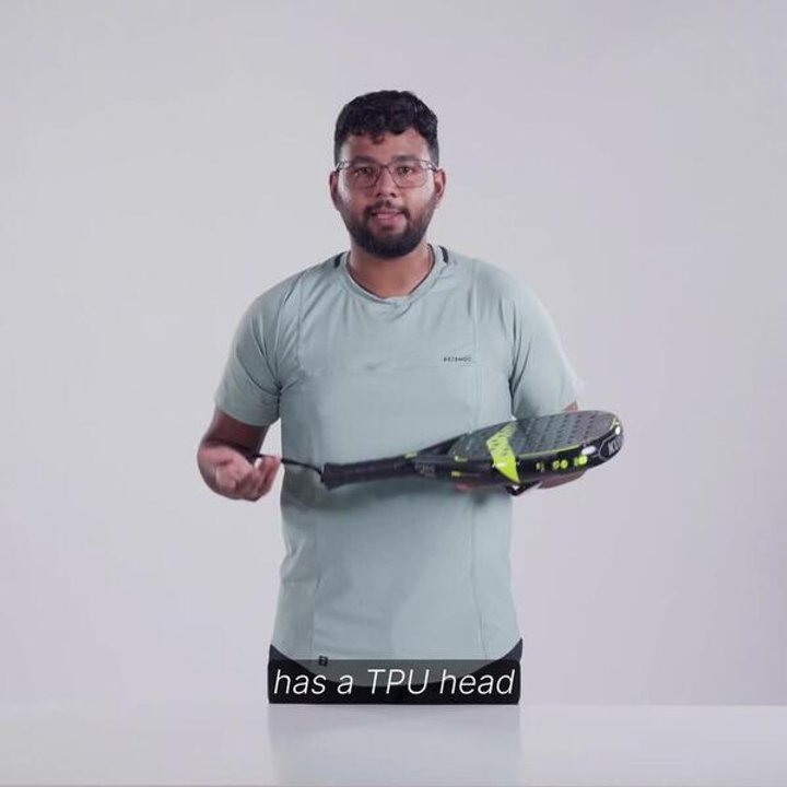 Adult Padel Racket PR 990 Hybrid Hard - Video 2