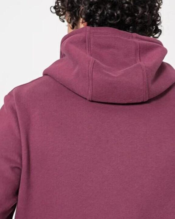 Men's Zip-Up Fitness Hoodie - Purple/Burgundy - Video 2