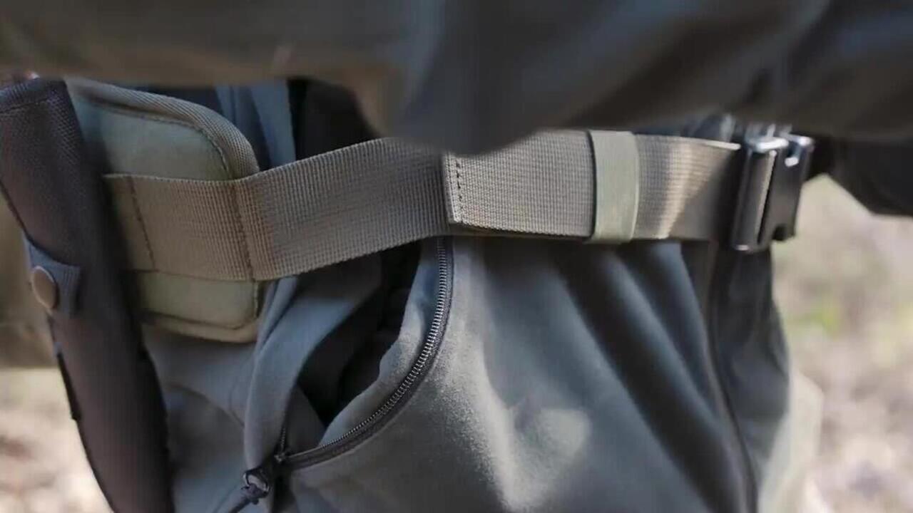 Waterproof hunting binoculars 500 10x42 - khaki - Video 2