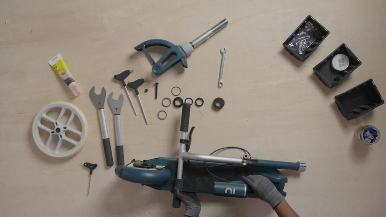 Scooter Front Suspension Kit R500 - Video 2