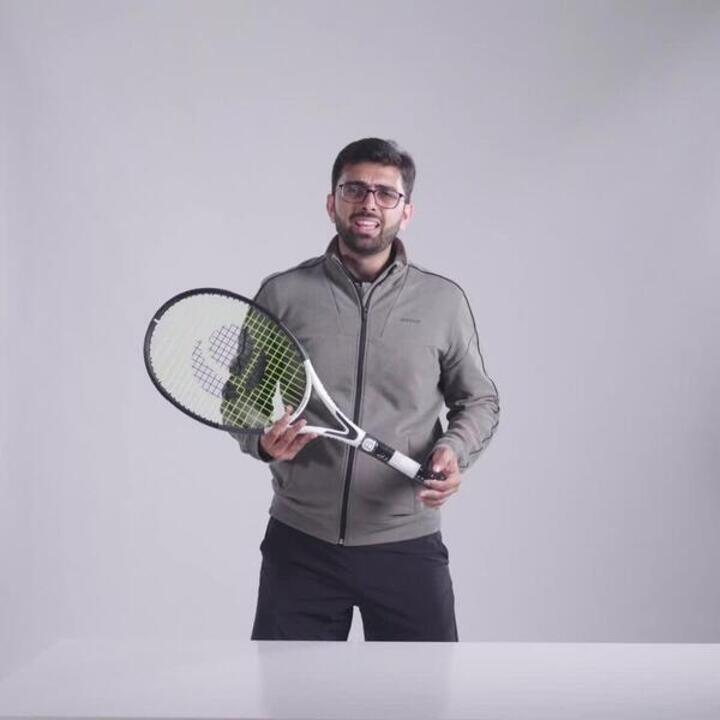 Adult Graphite Tennis Racket 260 g- TR190 Lite V2 - Video 2
