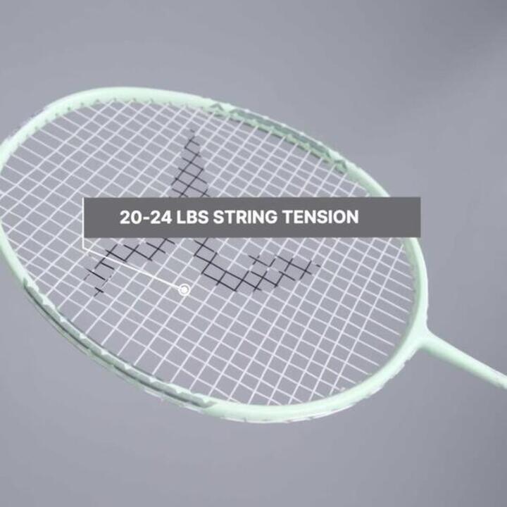 Adult Badminton Racket BR 560 Lite Grey Blue - Video 2