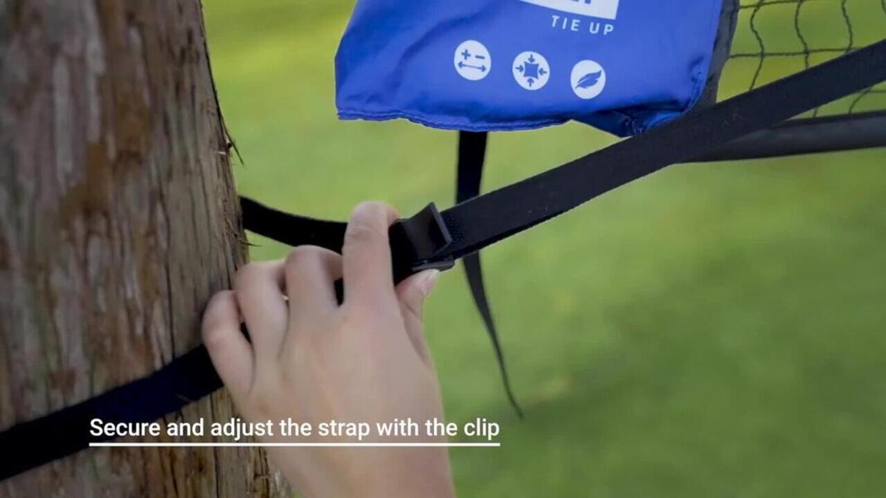 ADJUSTABLE BADMINTON NET Flex tie up net - Video 2