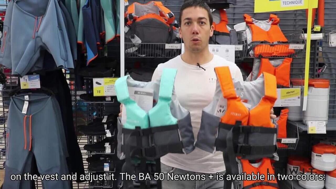 Kayak Stand Up Paddle And Dinghy Buoyancy Vest - Video 2