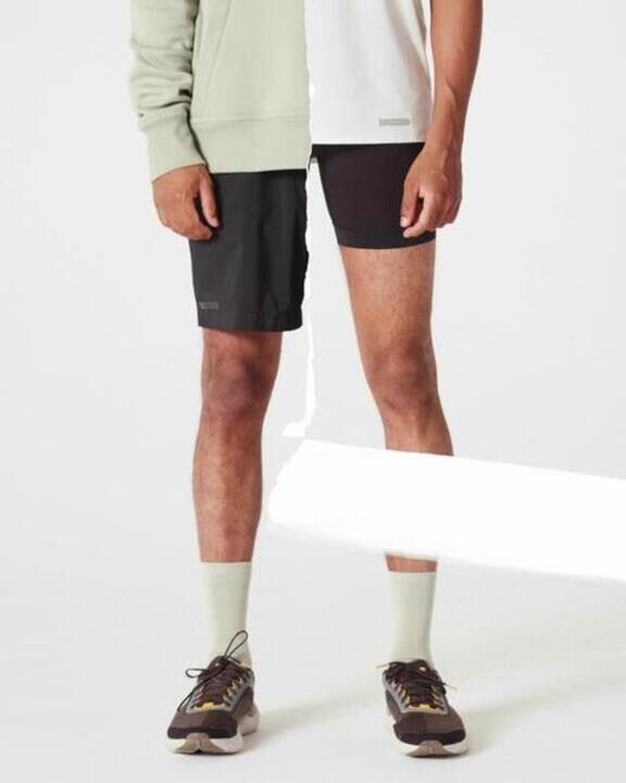 Men's 2 in 1 Running Shorts - Khaki - Video 2