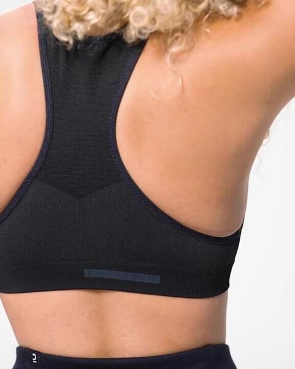 Sport Bra Medium Support for Running - Black - Video 2