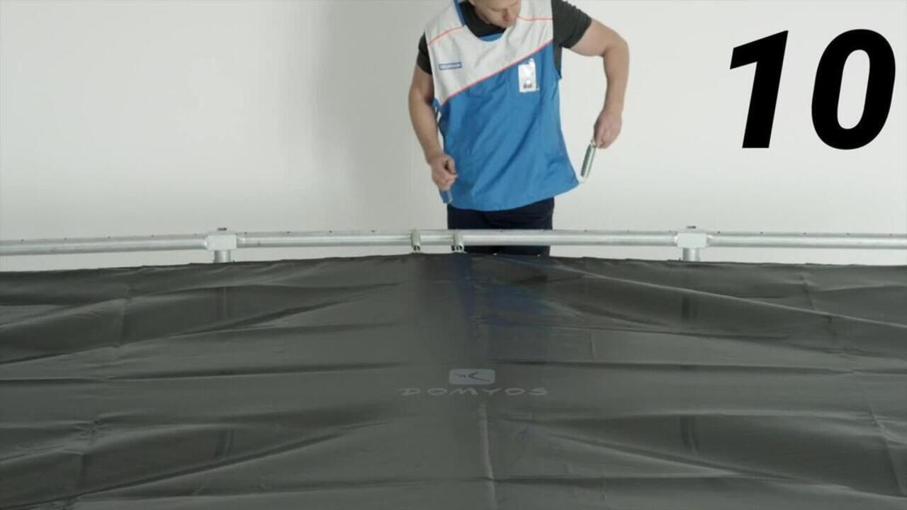 Rectangular Trampoline with Safety Net 520 - Video 2