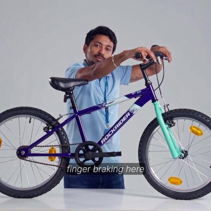 Kids cycle 6 - 8 years (20inch) - Rockrider ST100 - Video 2