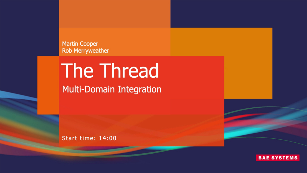The Thread - Multi-Domain Integration | DSEI 2023 Day 2 | Hub Stage Talk