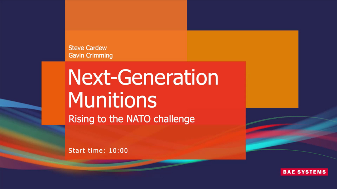 Next Generation Munitions - rising to the NATO challenge | DSEI 2023 Day 1 | Hub Stage Talk