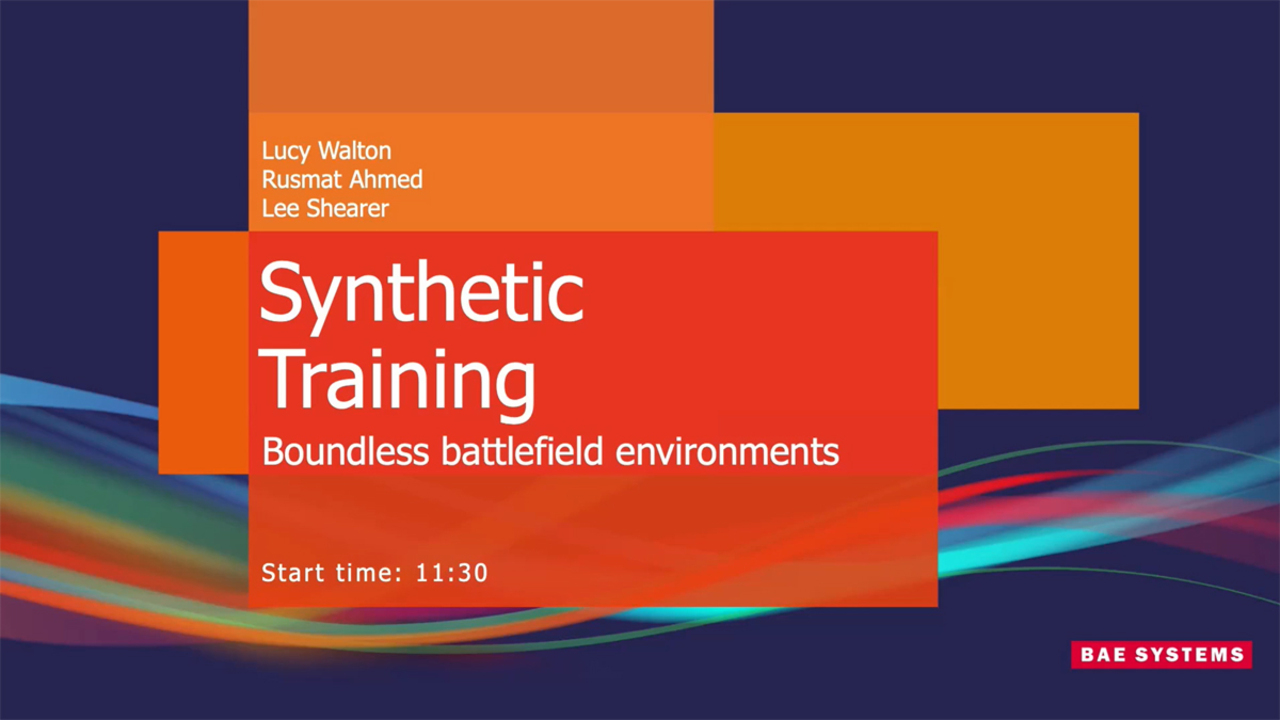 Synthetic Training - Boundless battlefield environments | DSEI 2023 Day 2 | Hub Stage Talk |