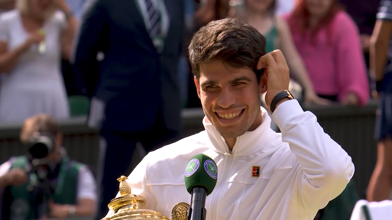 Wimbledon: Alcaraz - I want to sit at the same table as the big guys ...