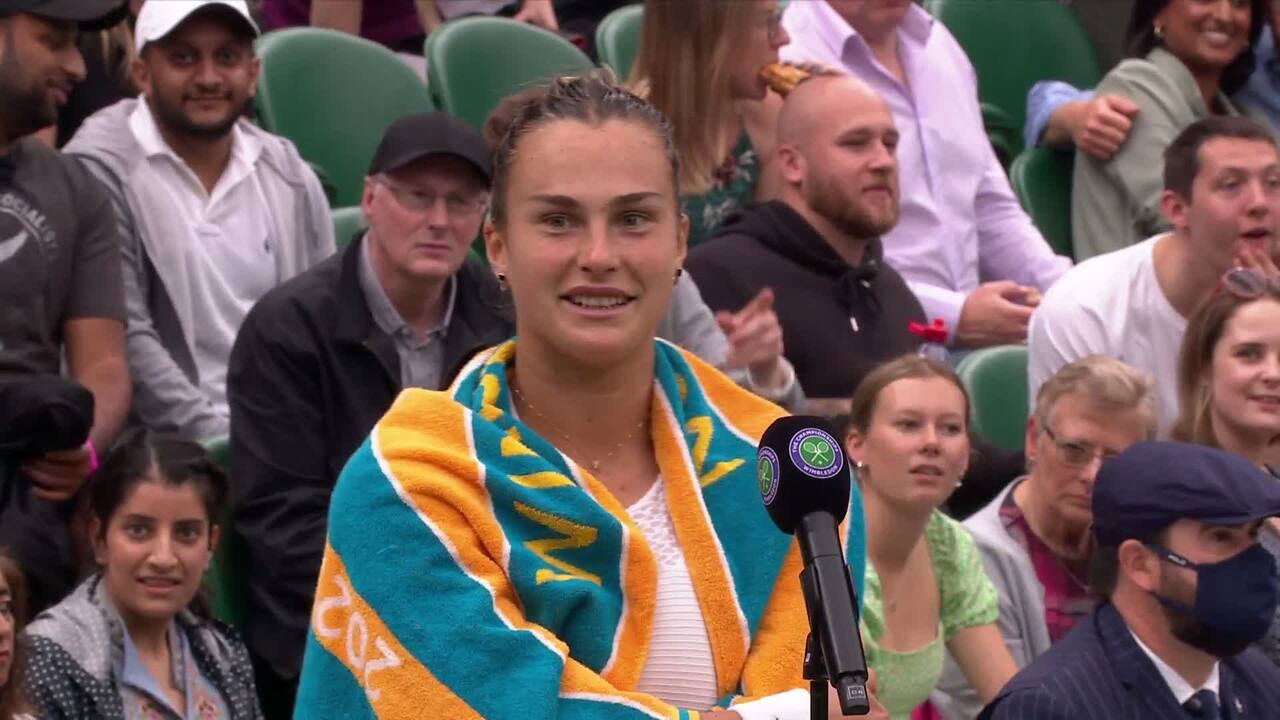 Video - Aryna Sabalenka: First Round Post-Match Interview - The