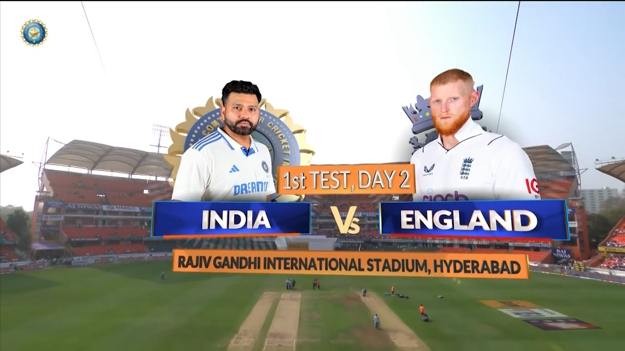 India vs England Highlights, 1st Test Day 2