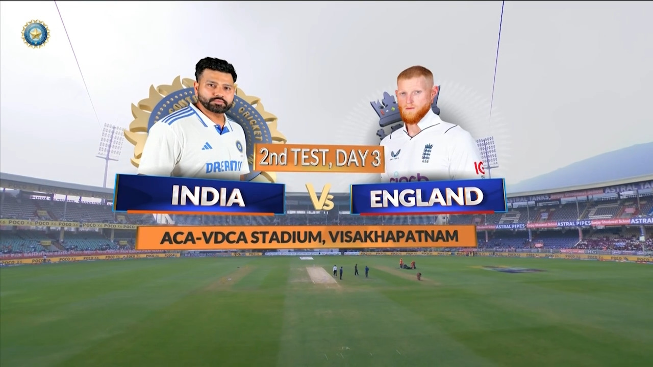 India vs England Highlights, 2nd Test Day 3