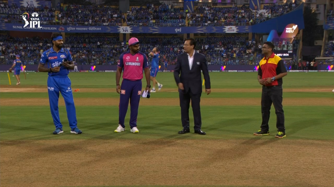 M14: MI vs RR – Toss | IPLT20