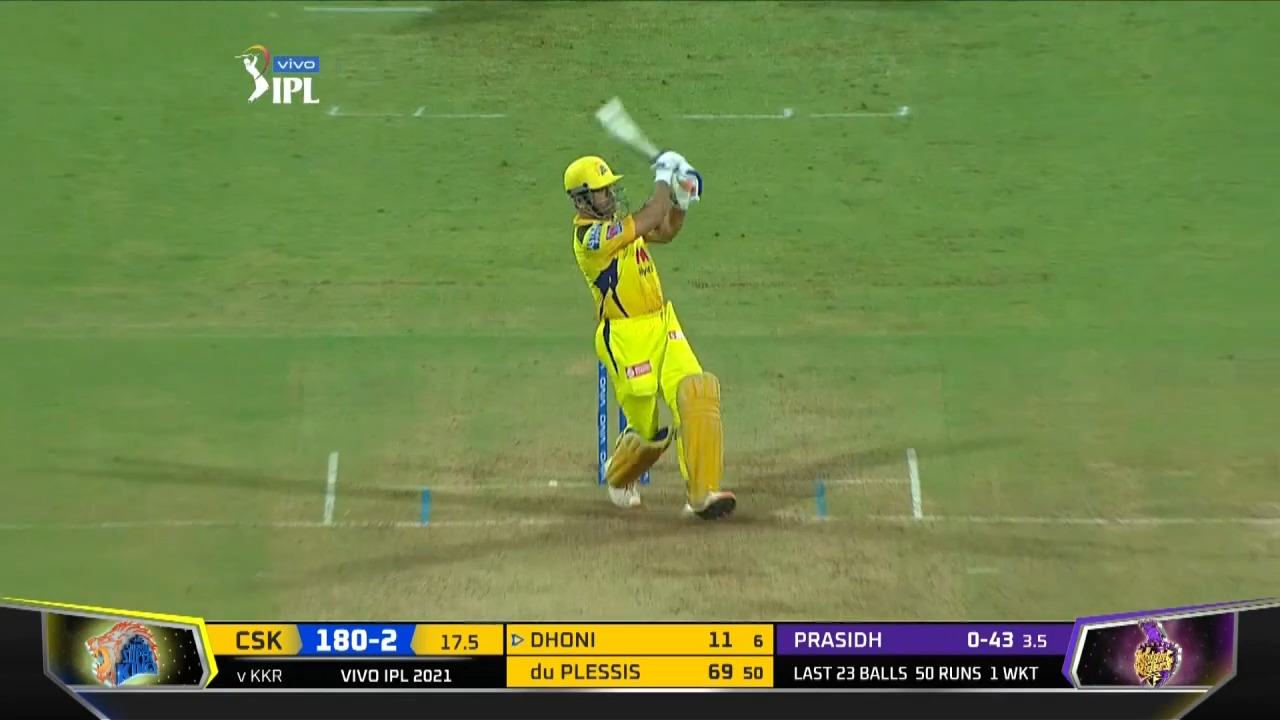 M15 Kkr Vs Csk Ms Dhoni Six