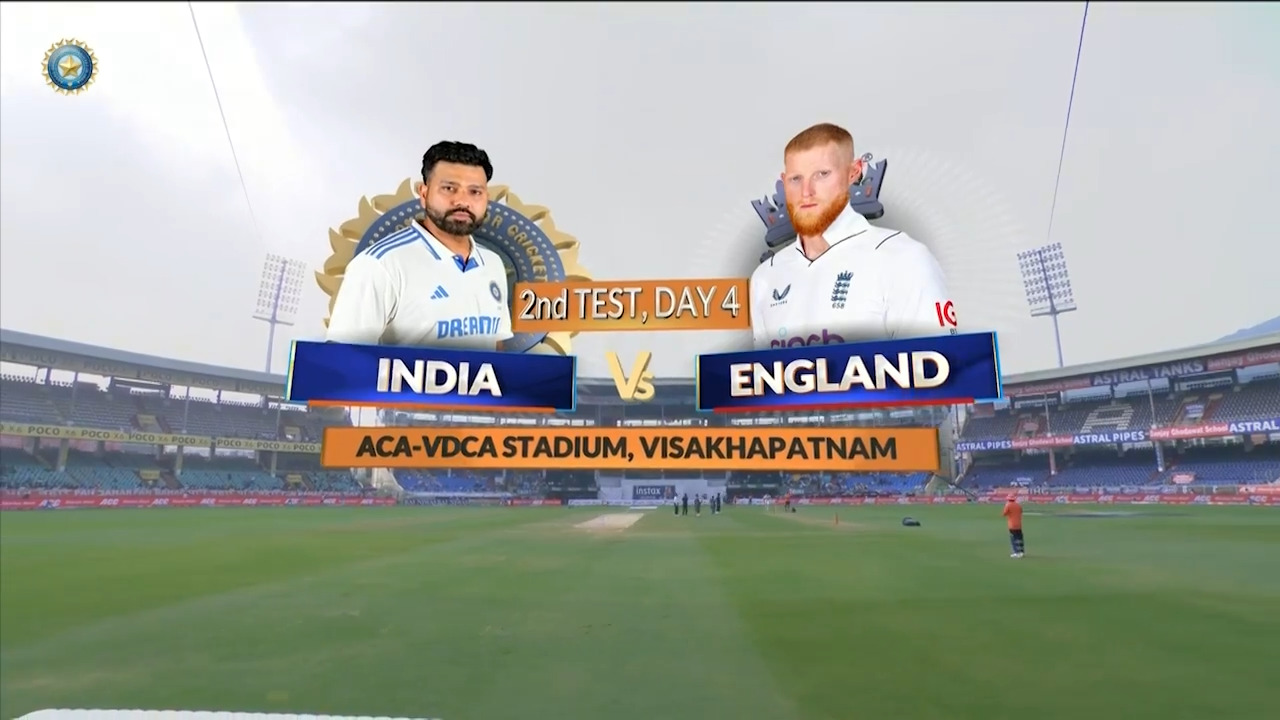India vs England Highlights, 2nd Test Day 4