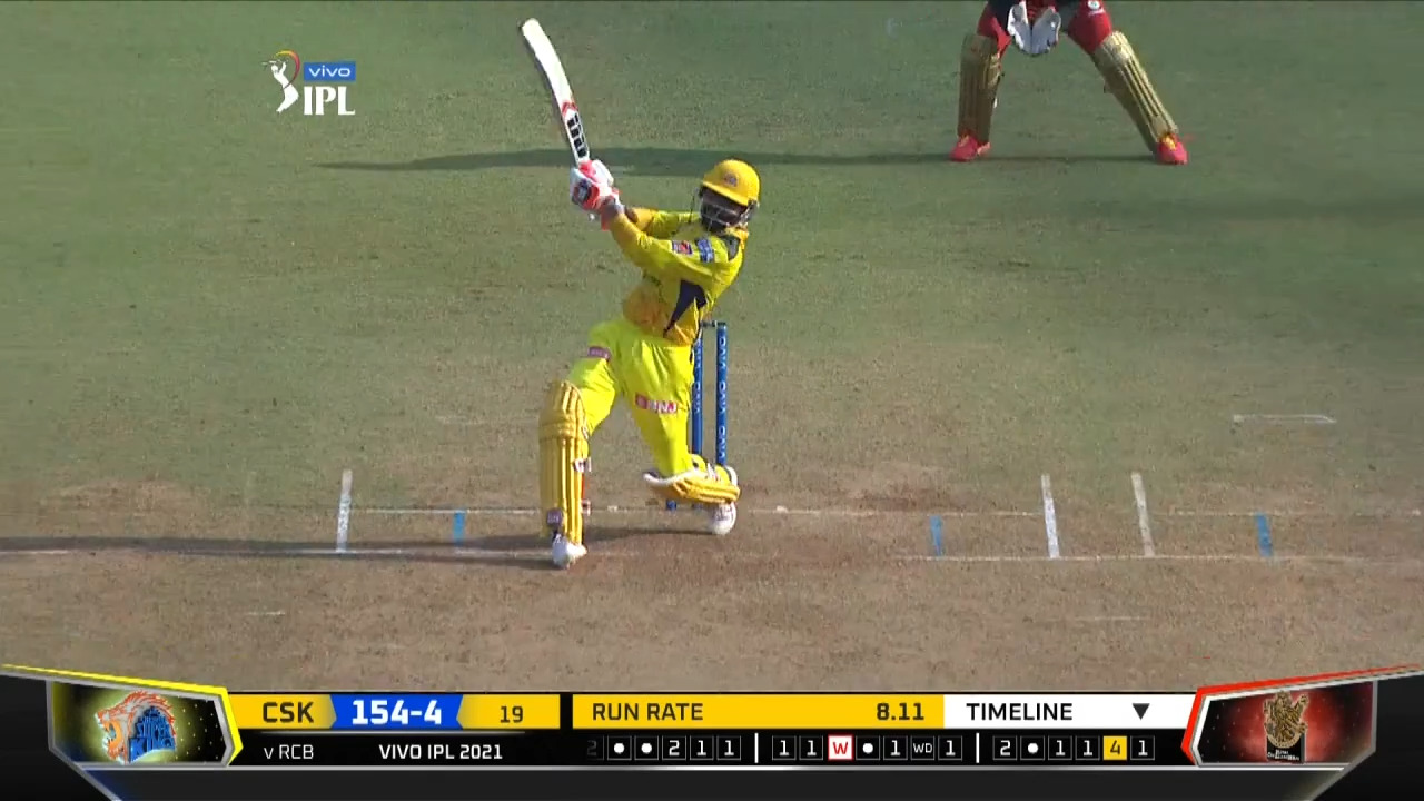 M19 Csk Vs Rcb Ravindra Jadeja Six