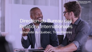 Direction du Bureau des relations internationales