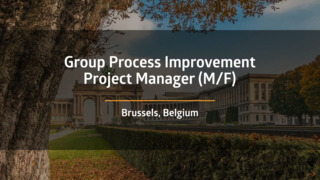 Group Process Transformation Project Manager (M/F)