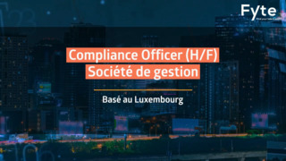 Compliance Officer Junior - société de gestion (F/H)