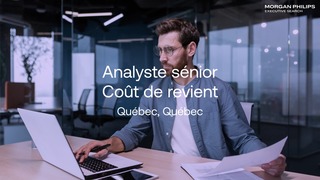 Analyste sénior - Coût de revient