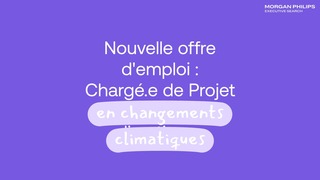 Chargé(e) de projet en changements climatiques