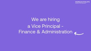 Vice Principal Finance and Administration