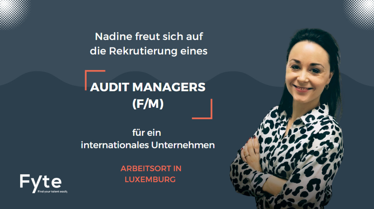 Audit Manager (F/M) - Deutschsprachig