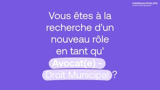 Avocat·e - Droit municipal