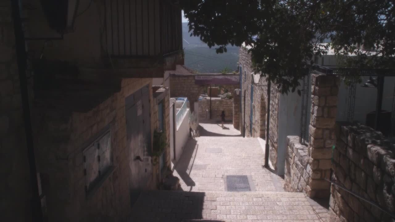 And the Alley She Whitewashed in Light Blue