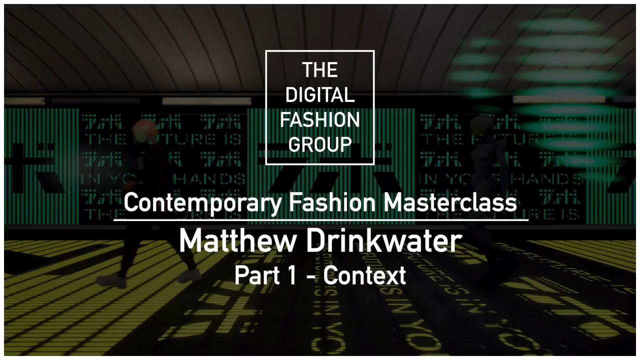 Matthew Drinkwater of Fashion Innovation Agency UAL