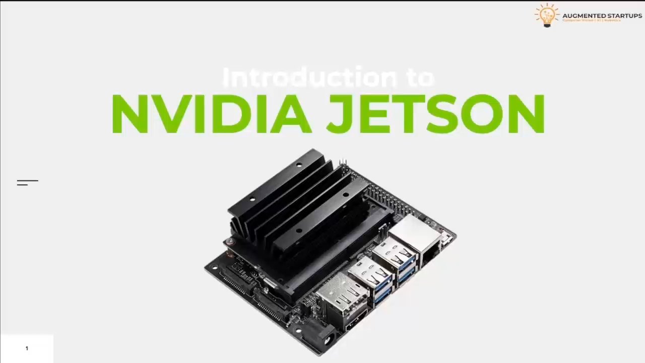 Jetson Nano Starter to Pro - A Computer Vision Course