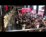 Llegada de Pedro Sánchez al acto del PSOE en Las Palmas de Gran Canaria