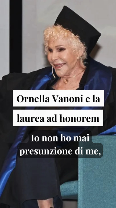 Vanoni, una numero uno senza presunzione
