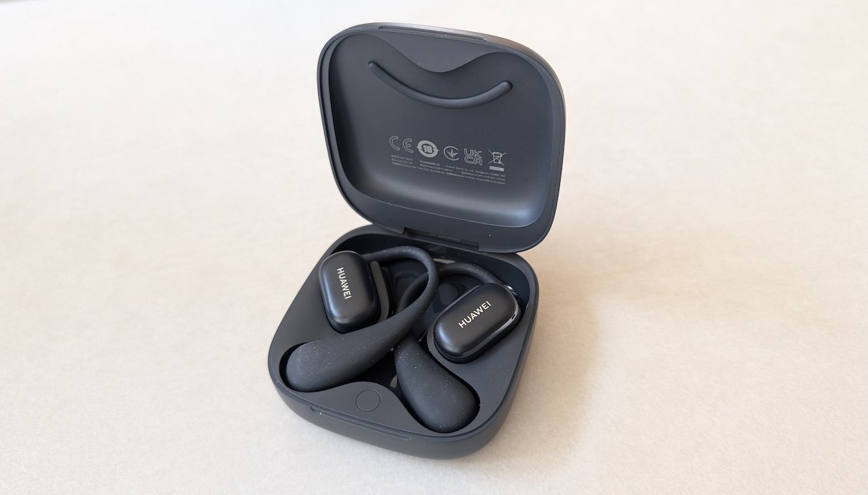 HUAWEI FreeArc Auricolari Wireless Open-ear | Bluetooth, IP57, 28h Di Autonomia, Design Triangolare Per Sport E Chiamate AI
