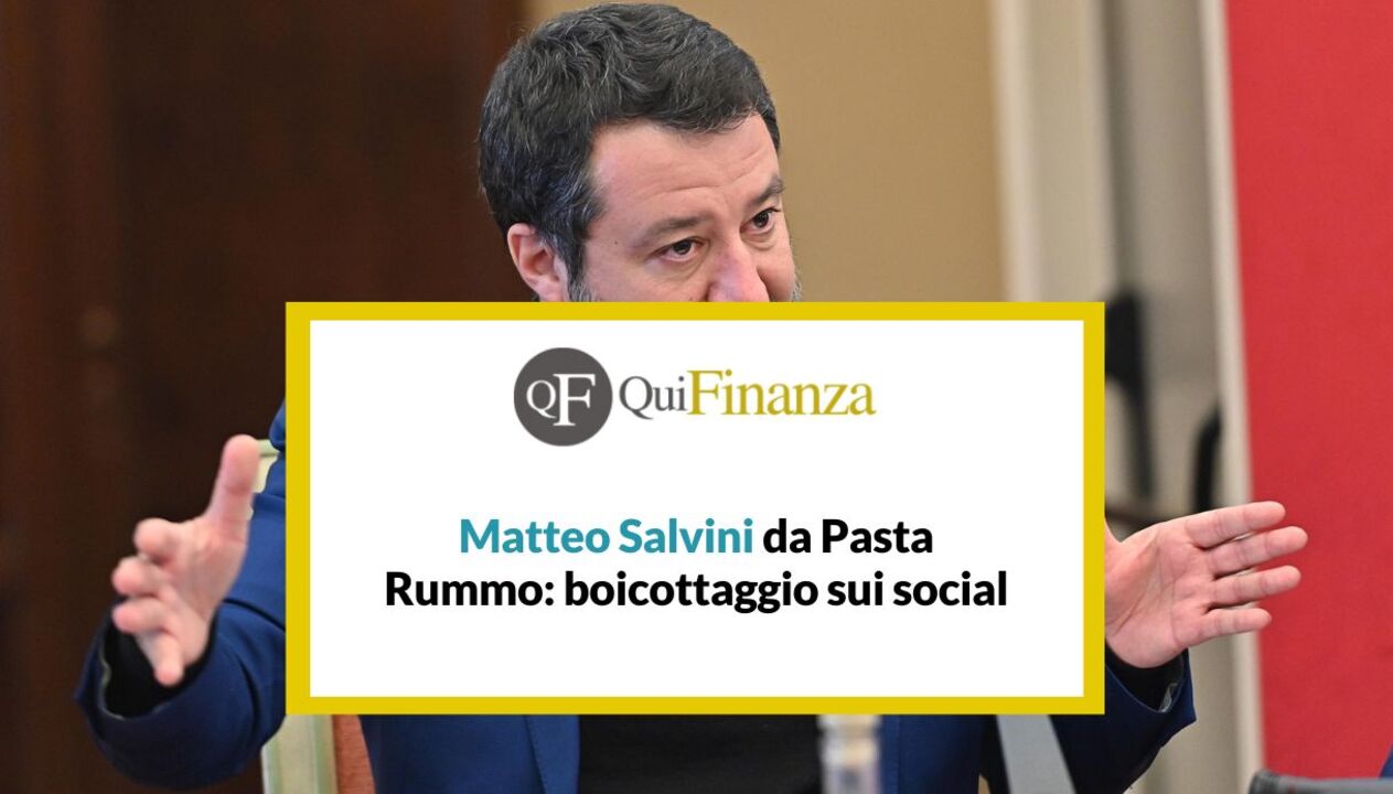 Pasta Rummo boicottata sui social dopo la visita di Salvini