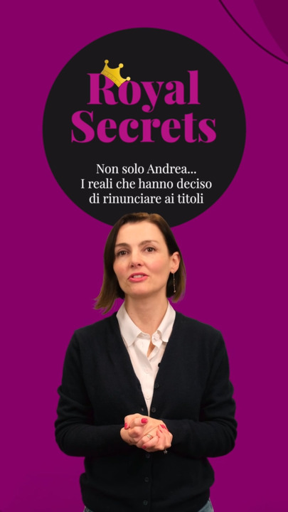 Non solo Andrea, i Reali che hanno scelto di rinunciare ai titoli