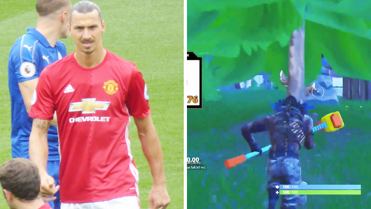 zlatan ibrahimovic asks for fortnite livestream donations in twitch broadcast - ibrahimovic fortnite name