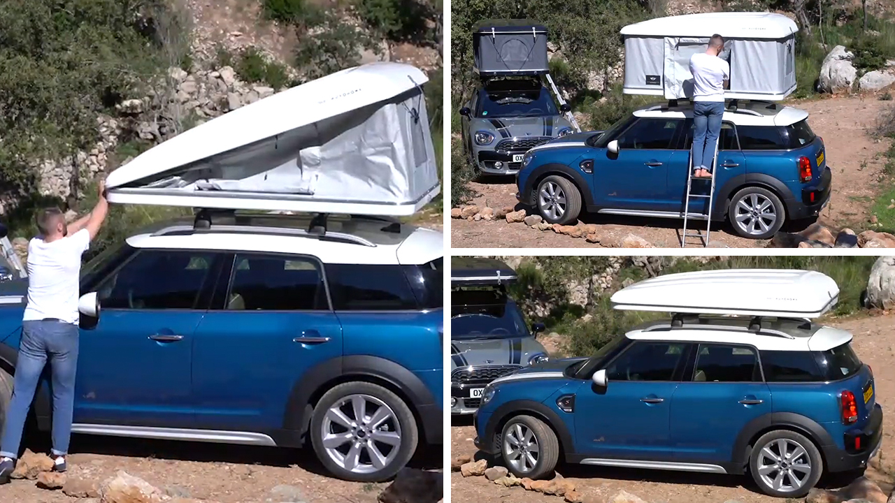 Bizarre 2400 Roof Tent Accessory For Camping On The Move In Mini