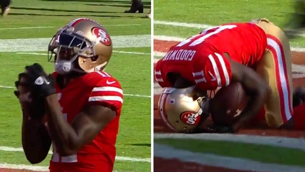 Nfl Player Marquise Goodwin Scores Emotional Touchdown Just