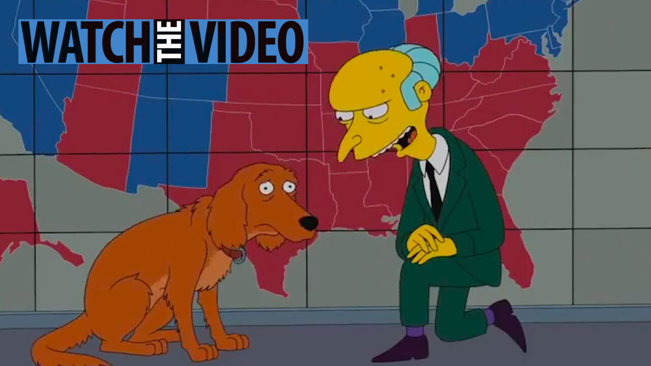 The Simpsons Fans Spot Eerily Accurate Election Prediction Showing Us Split Almost Exactly Like Trump Biden Are Now