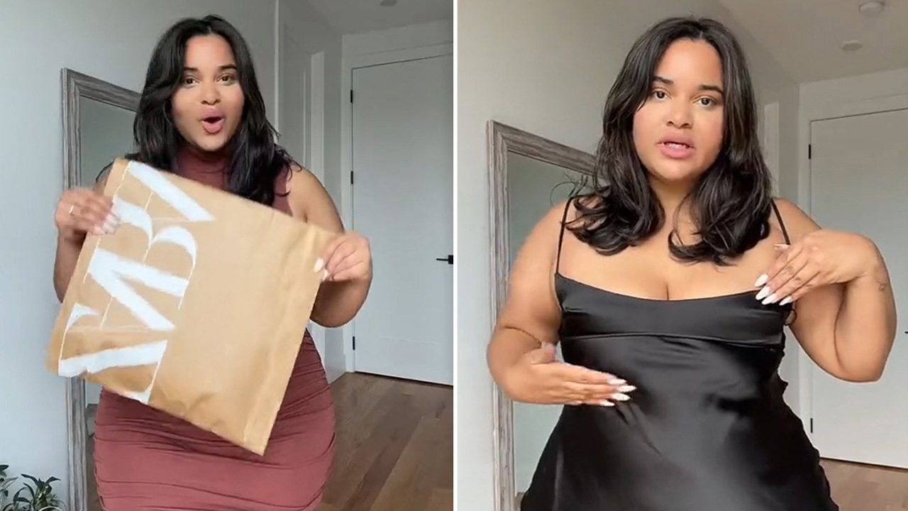 Woman's PrettyLittleThing underboob dress fail goes viral