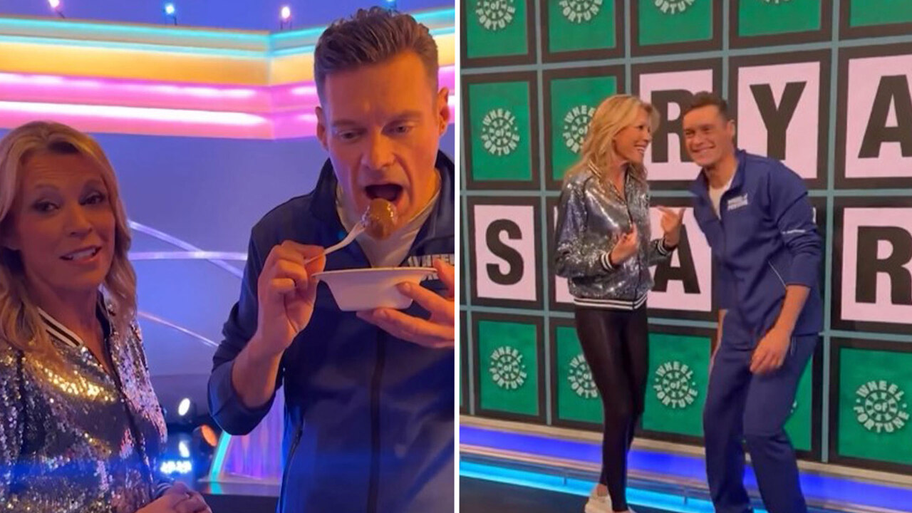 Ryan Seacrest shares behind-the-scenes look at Wheel of Fortune with Vanna White - but fans divided over new hosting duo | The US Sun