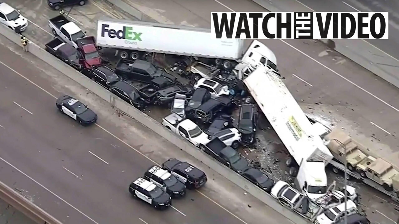 Fort Worth Texas Pile Up Pictures Videos And Photos Show