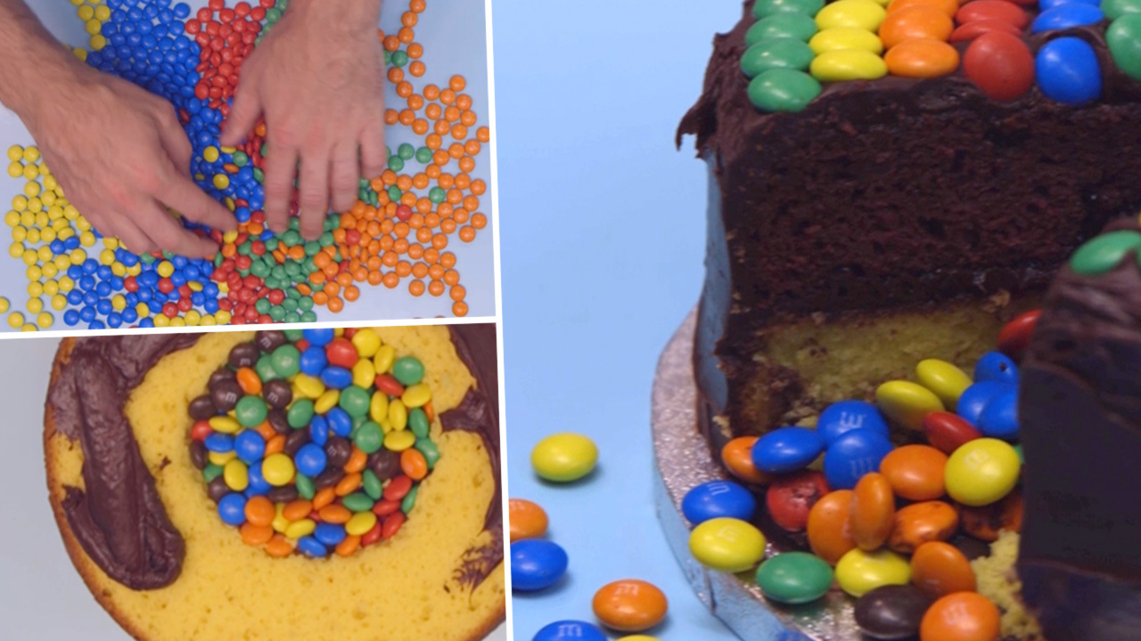 This M M Cake Is The Perfect Thing To Make The Kids This Summer